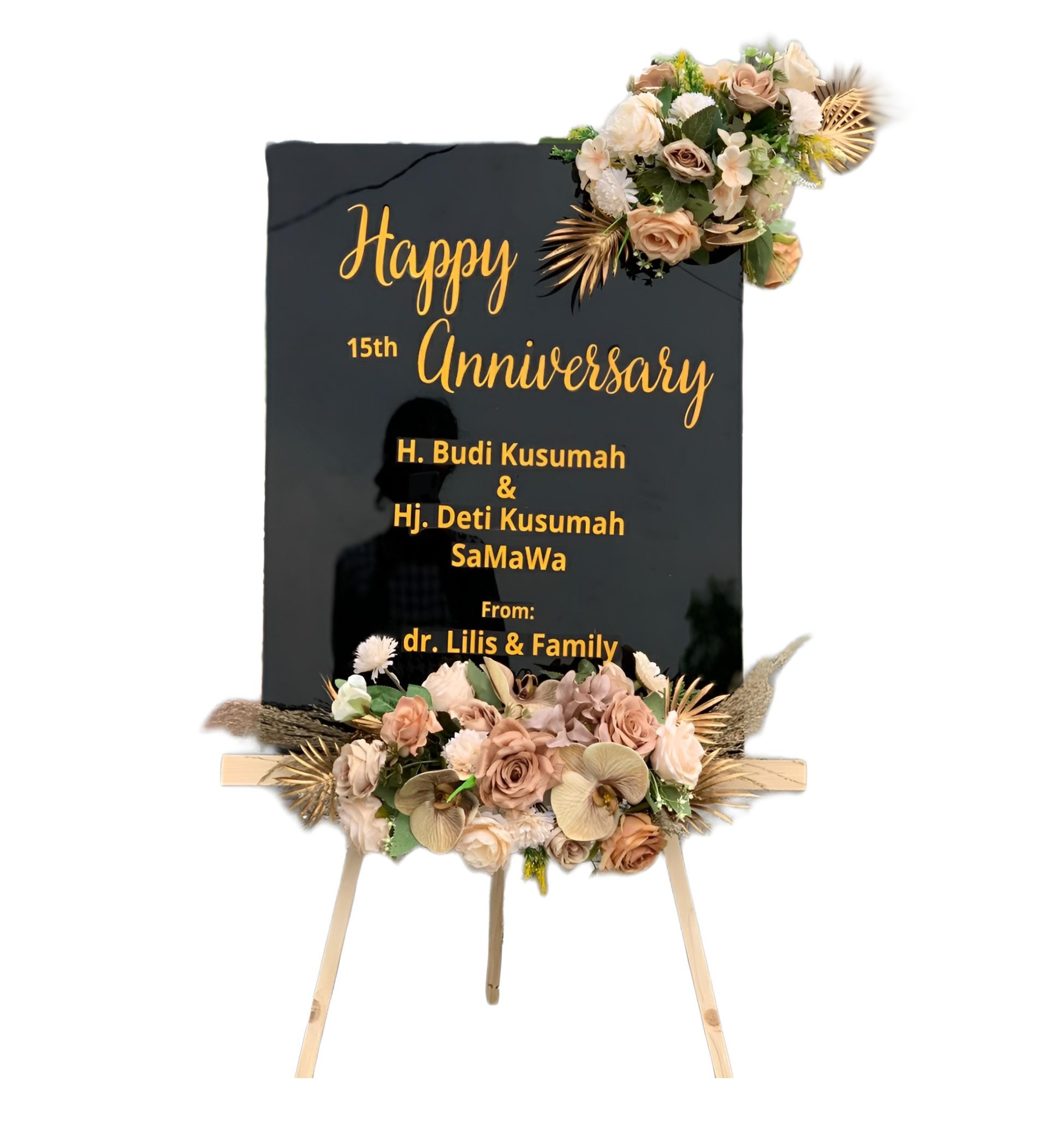 Papan Bunga Akrilik Kuripan